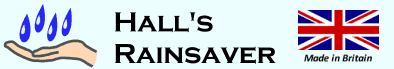 Hall's Rainsaver - Water Saving, Rain Harvesting Shed Gutter