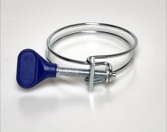 56-60mm Double Wire Butterfly Hose Clamp only for 57mm flex pipe