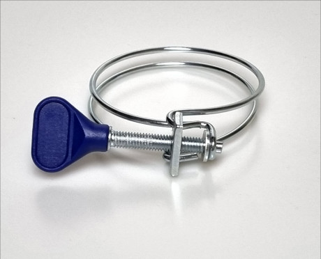 56-60mm Double Wire Butterfly Hose Clamp only for 57mm flex pipe