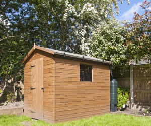 Shed Guttering Kit in Spring